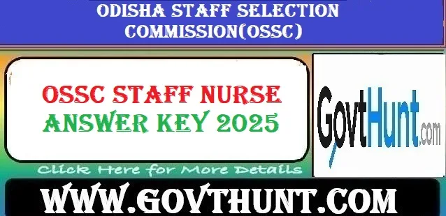 Download OSSC Staff Nurse Answer Key 2025 PDF|OSSC ANM Staff Nurse Answer Key 2025 PDF Download|Download OSSC Staff Nurse Exam Answer Key 2025 PDF