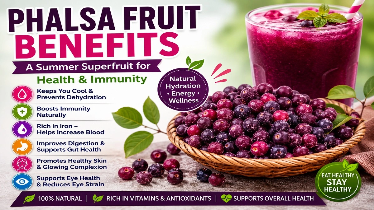 Phalsa Fruit Benefits in Summer for Immunity, Digestion and Hydration