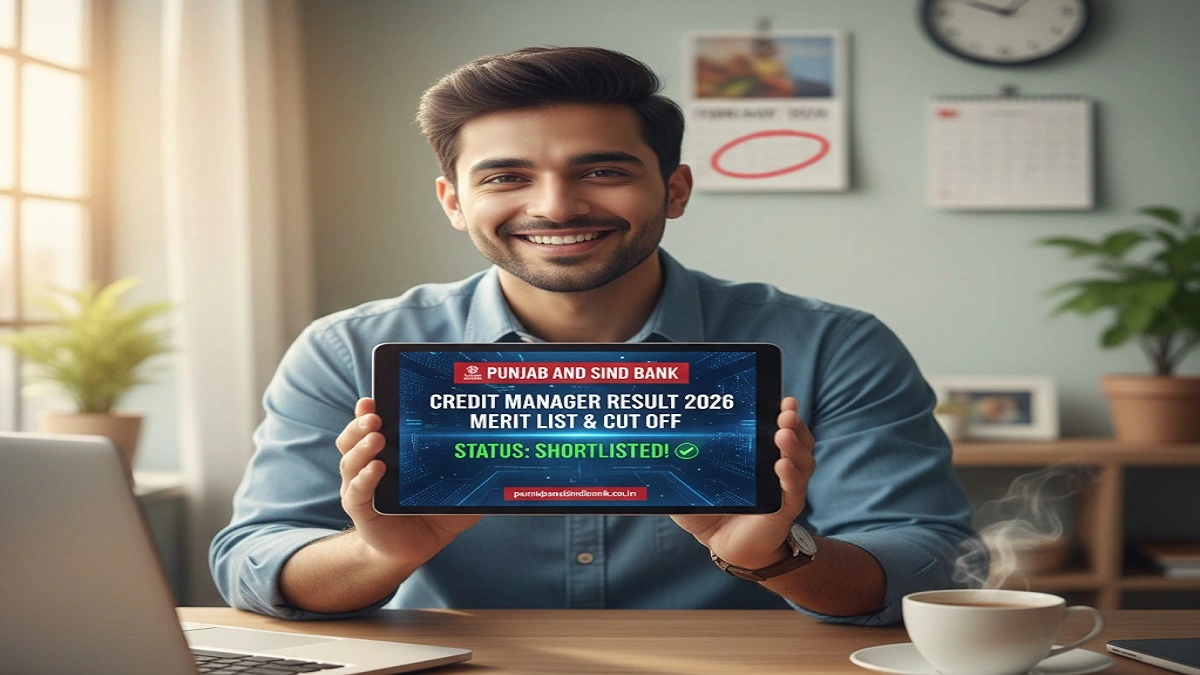 Punjab and Sind Bank Credit Manager Result 2026 merit list and cut off