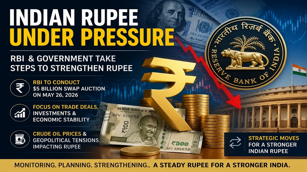 RBI और सरकार की पैनी नजर में भारतीय रुपया! गिरावट के बीच कैसे मिलेगी मजबूती, जानें पूरी रिपोर्ट