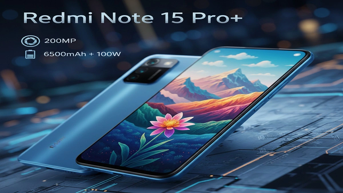 Redmi Note 15 Pro+ 200MP कैमरा और 100W फास्ट चार्जिंग के साथ