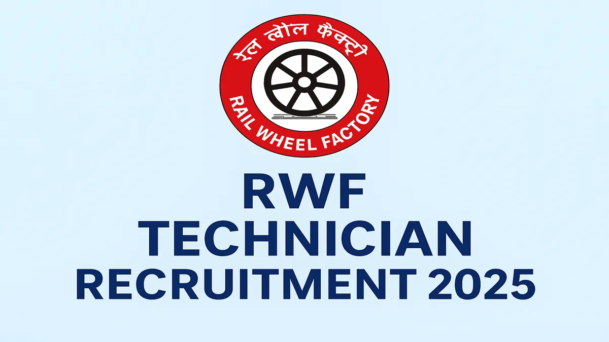 RWF Technician Recruitment 2025