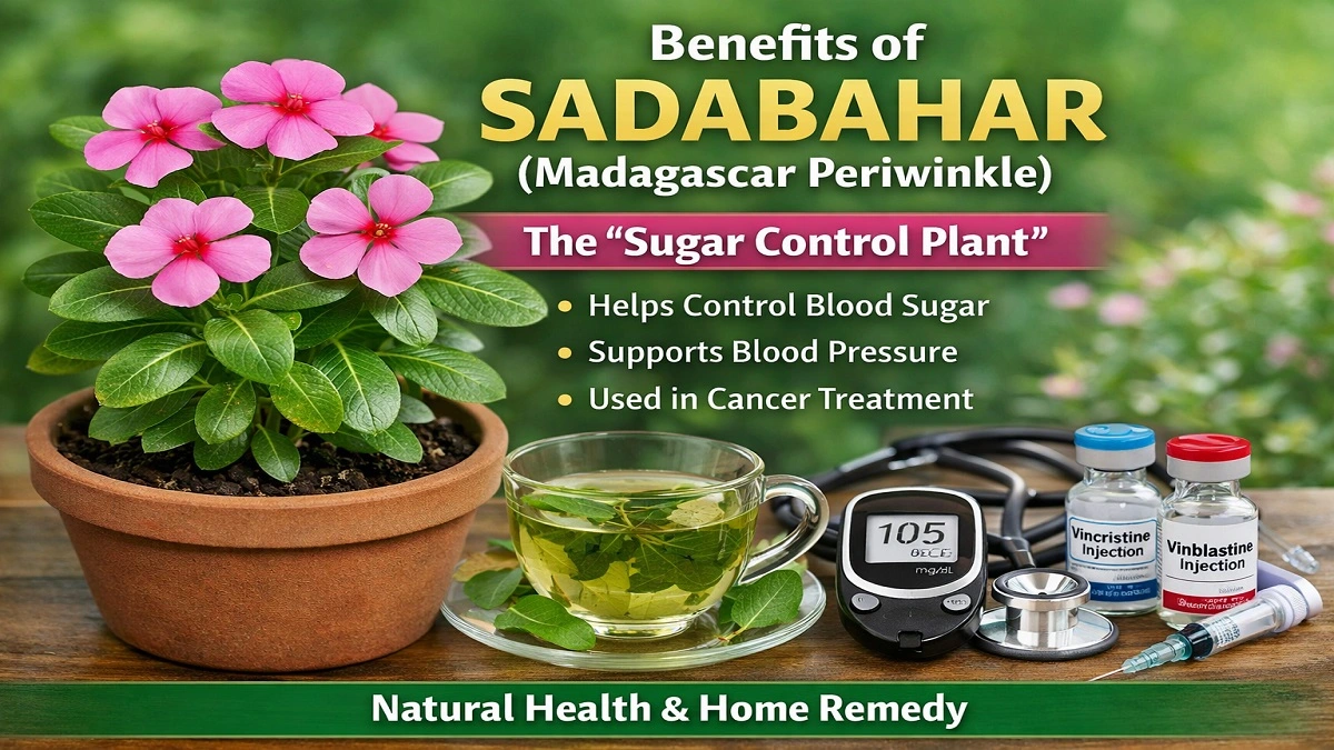 🌸 सदाबहार (Madagascar Periwinkle) क्या है?