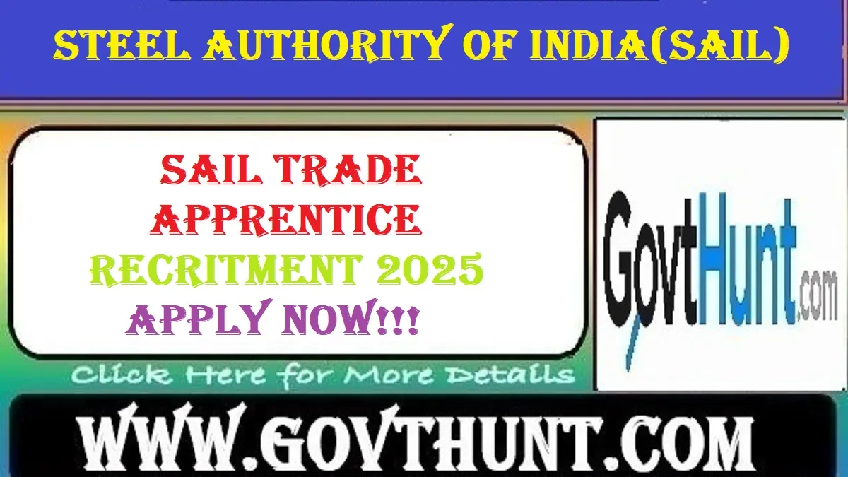 SAIL Trade Apprentice Recruitment 2025 – Apply Online for 302 ITI Posts