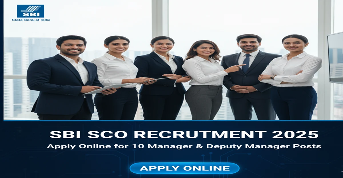SBI SCO Recruitment 2025 – Apply Online for Manager and Deputy Manager Posts