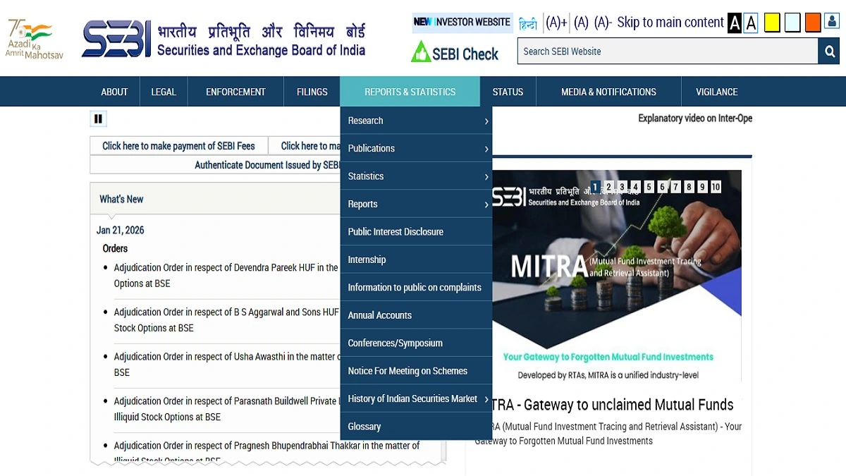 SEBI Grade A Phase I Result 2026 merit list and scorecard download at sebi.gov.in