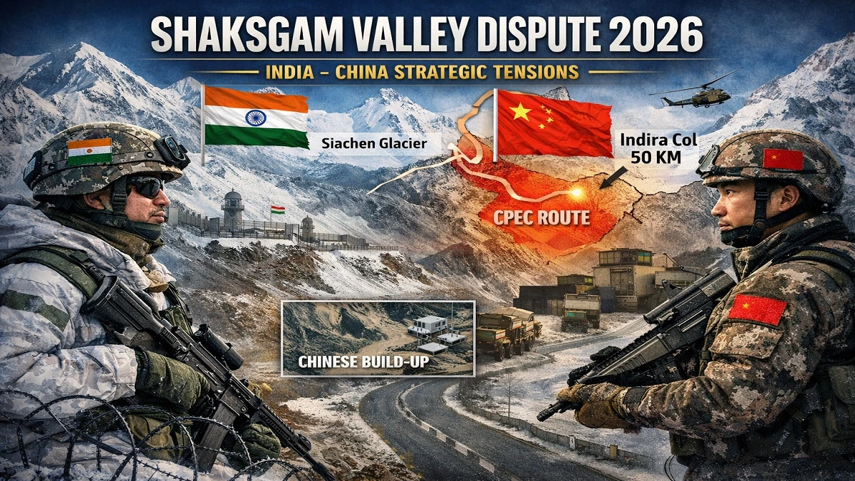 शक्सगाम घाटी (Shaksgam Valley): इतिहास, सामरिक महत्व और भारत का आधिकारिक रुख