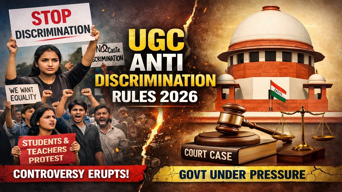 विश्वविद्यालय अनुदान आयोग के भेदभाव विरोधी नियम 2026 पर छात्रों और शिक्षकों का विरोध