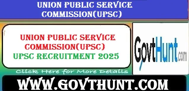 UPSC Recruitment 2025 Apply Online for 84 Vacancies