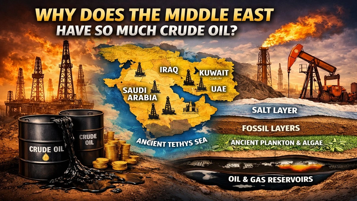 Why Middle East Has So Much Crude Oil