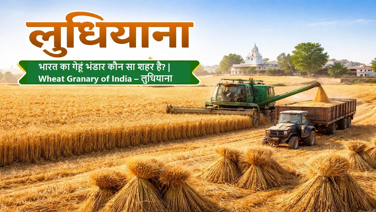 लुधियाना – भारत का गेहूं भंडार, पंजाब के खेतों में गेहूं की फसल