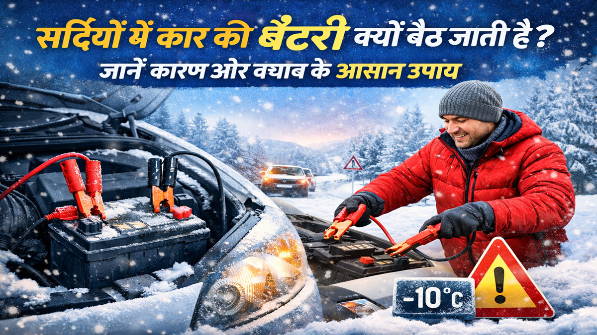 सर्दियों में कार की बैटरी जल्दी क्यों बैठ जाती है 