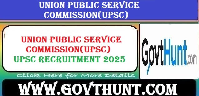 UPSC Recruitment 2025 Apply Online for 84 Vacancies